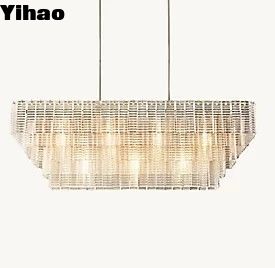 購入 110-220V 古典的な食堂テーブルチェンデリア アンティークブロンズ仕上げ オンライン製造