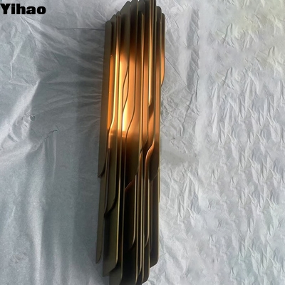 購入 Modern Brass LED Wall Lamp with Warm White Light 3500K オンライン製造