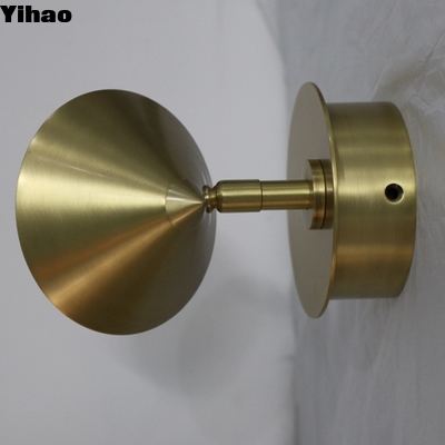 購入 Modern Brass LED Wall Lamp with Dimmer for Living Room オンライン製造