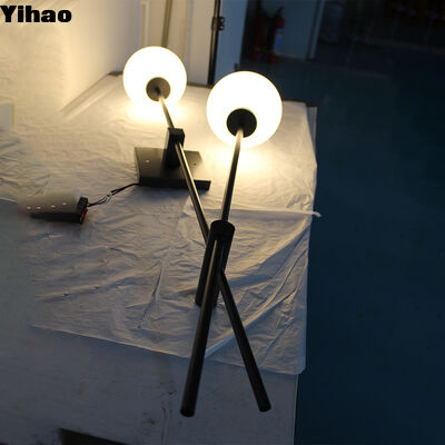 購入 暖かい白色 3500K ディムブルライト付きのYihao LEDクリスタル壁ランプ リビングルームと寝室 オンライン製造