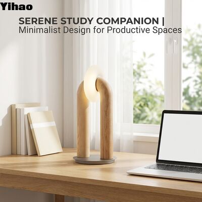 購入 現代的なミニマリスト U 型 木製テーブルランプ 寝台と机の多彩LED照明 オンライン製造