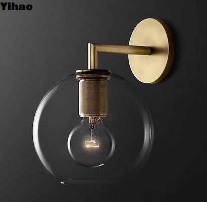 吹きガラスシェード モダン スコンセー リビング 室内 壁灯 40W