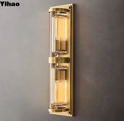 K9 ガラス 装飾壁ランプ 2 40W ゴールド クリスタル 壁 スコン