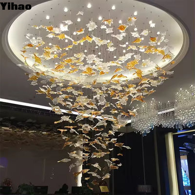LED 光源 水晶ガラス プロジェクト ロビーのためのチェンデリア