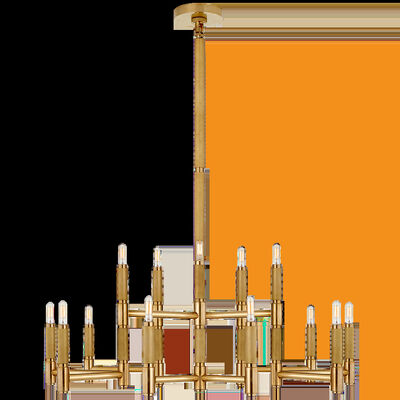 ホテルとリビングルームのための5万時間の寿命とポーリングニッケル高度調整式ペンダントライト