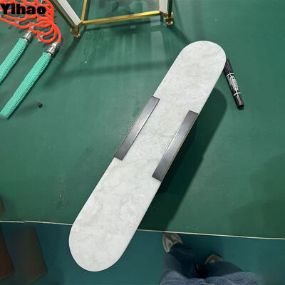 3500Kの暖かい白色LED付きの青銅とアラバスター壁ランプ リビングと寝室のための現代デザイン