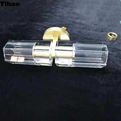 リビング室の装飾のために2700Kの暖かい白い光を持つ近代的な銅壁ランプ